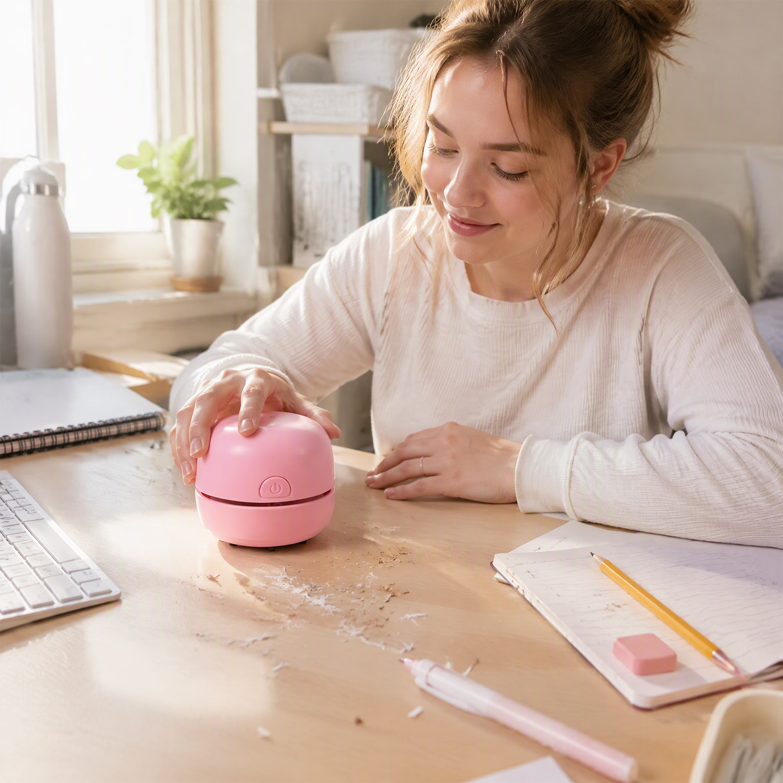 Cordless Handheld Mini Desktop - Mini Desktop Vacuum Cleaner For Eraser Dust review and price