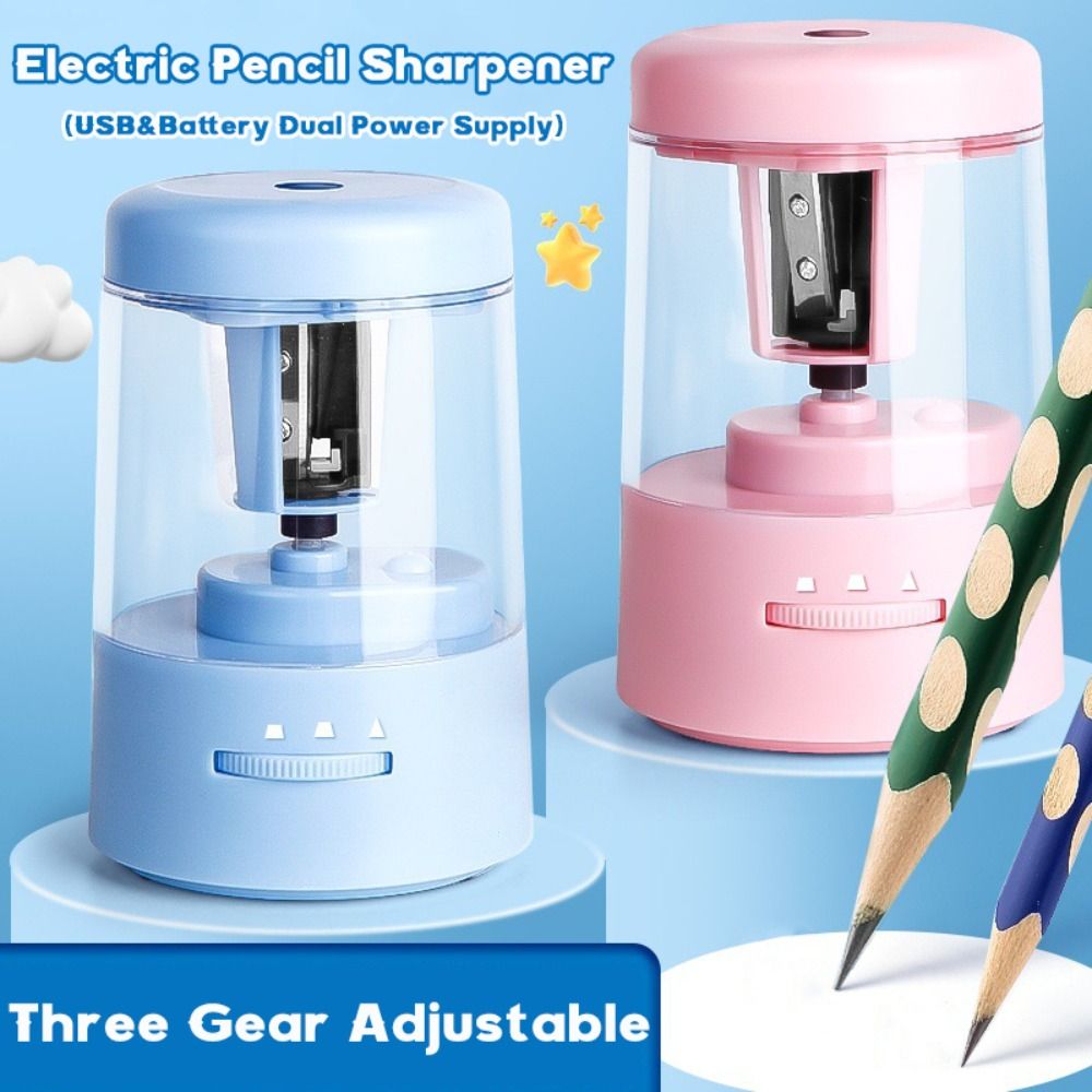 Three Gear Adjustable Electric - Electric Pencil Sharpener Usb review and price