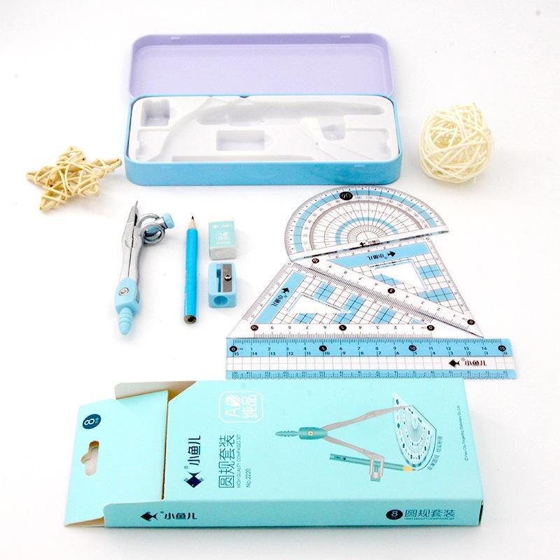 8Pcs/Set Geometry Math Drawing - Math Geometry Set With Compass review and price