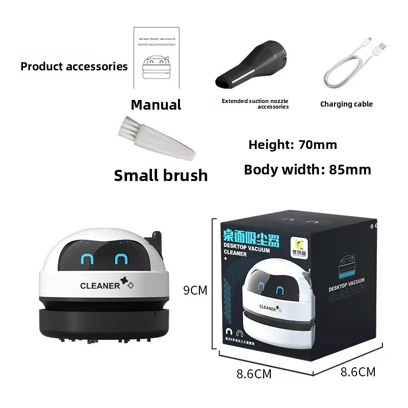 Cartoon Mini Desktop Vacuum Cl - Mini Desktop Vacuum Cleaner For Eraser Dust review and price