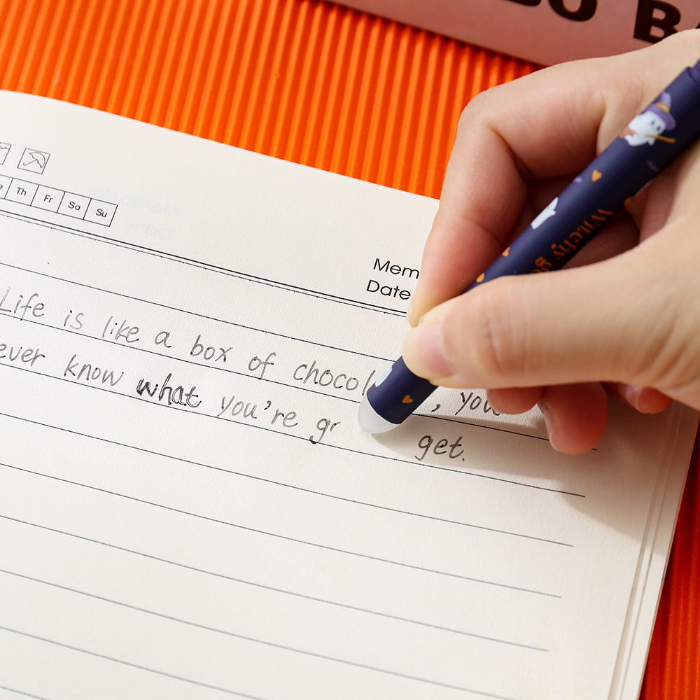 1-6Pcs Halloween Erasable Gel  - Retractable Eraser Pen Click review and price