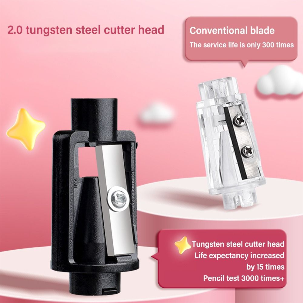 Cute Cartoon Battery Charging  - Electric Pencil Sharpener Usb review and price