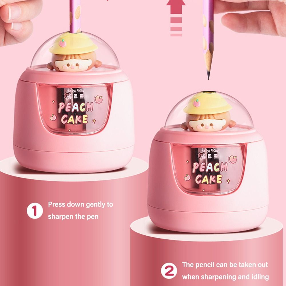 Cute Cartoon Battery Charging  - Electric Pencil Sharpener Usb review and price